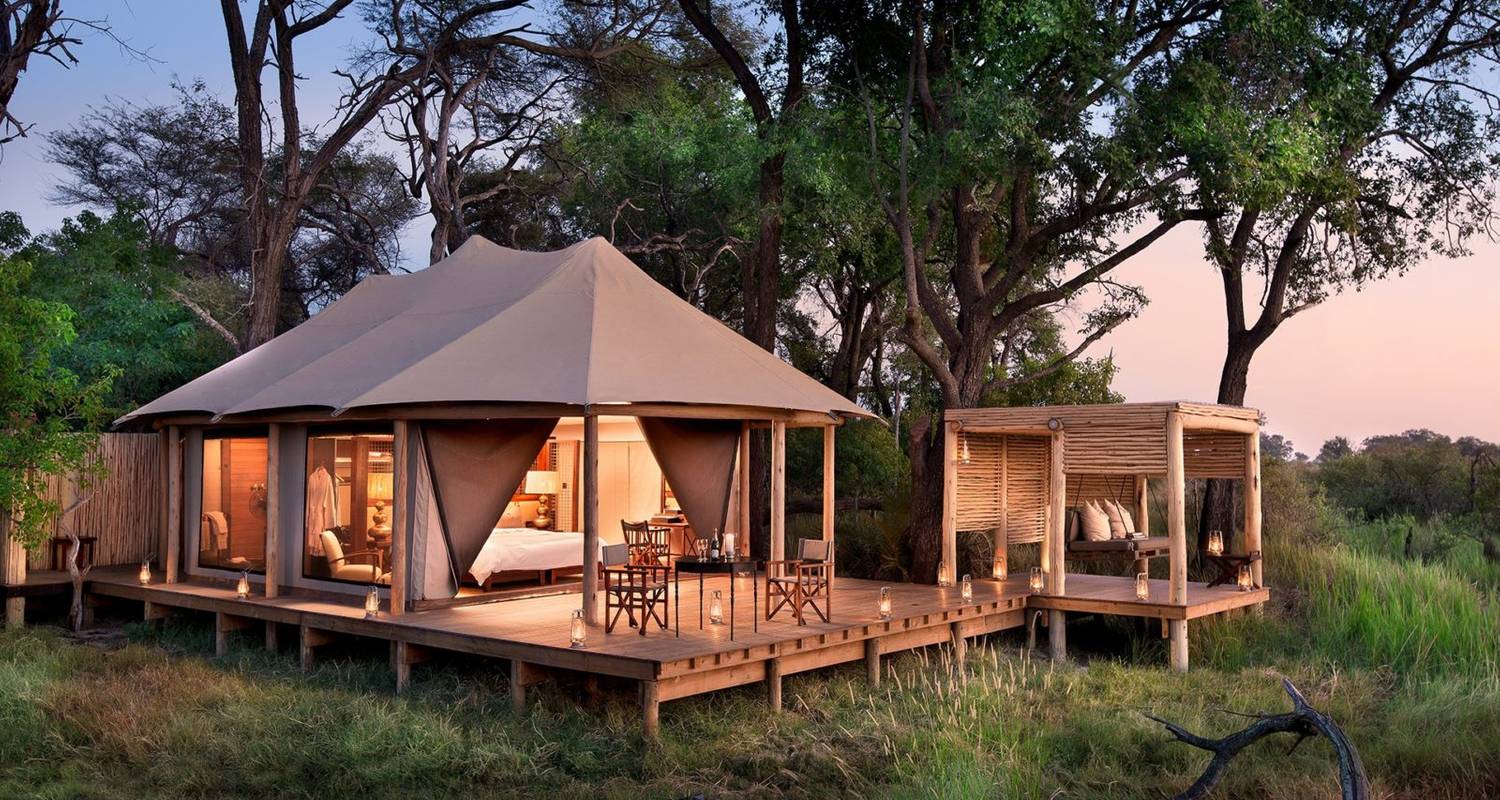 Luxurious tented camp