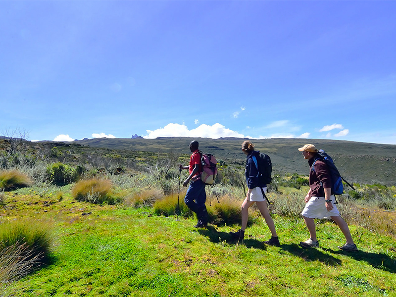 5 Days mount kenya trek naro moru