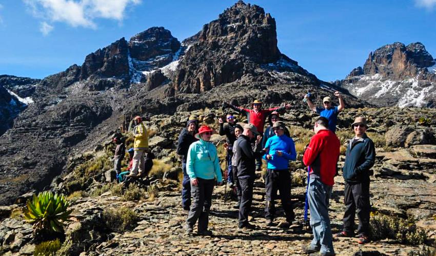 6 Days mount kenya trek sirimon chogoria