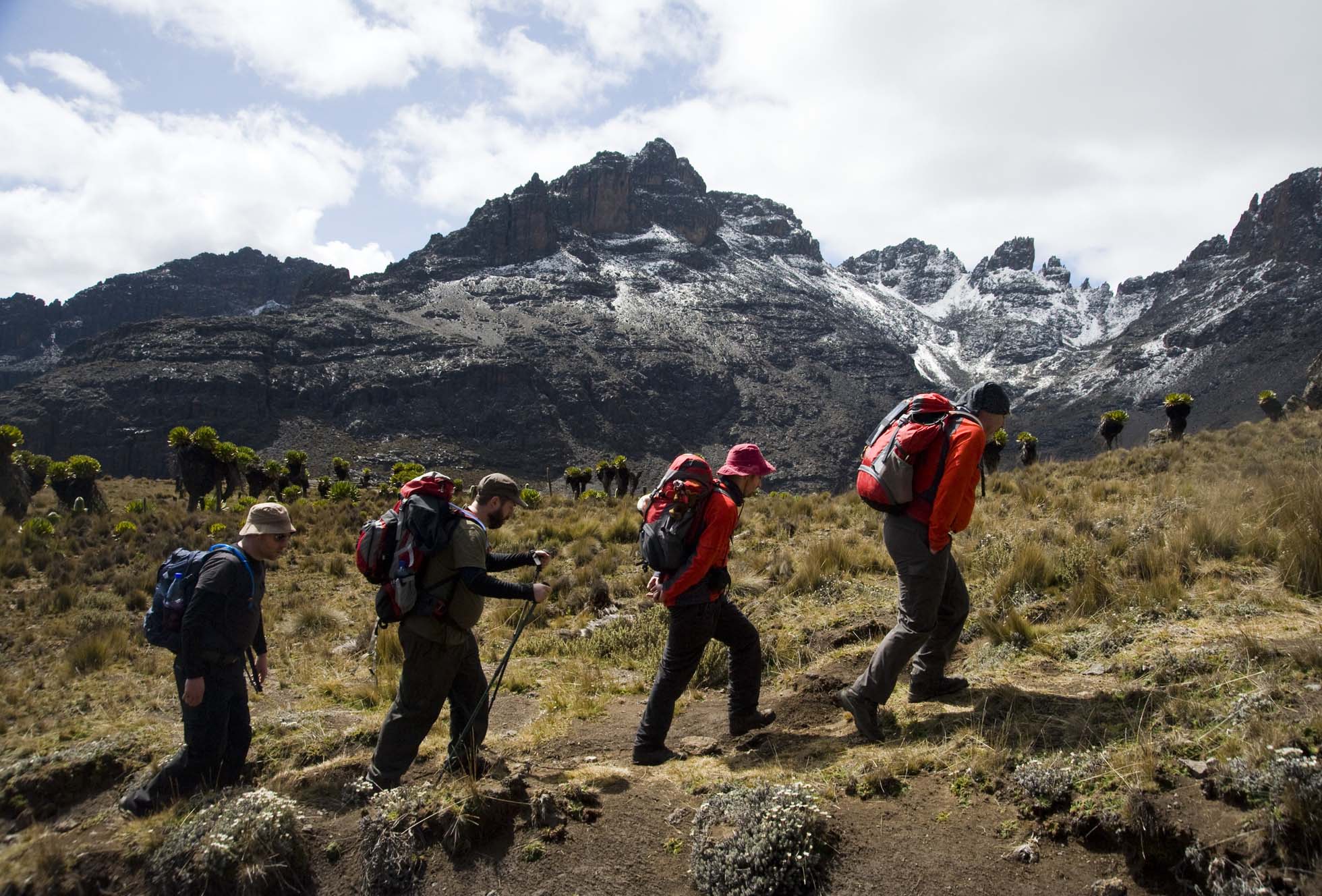 4 Days mount kenya trek sirimon route