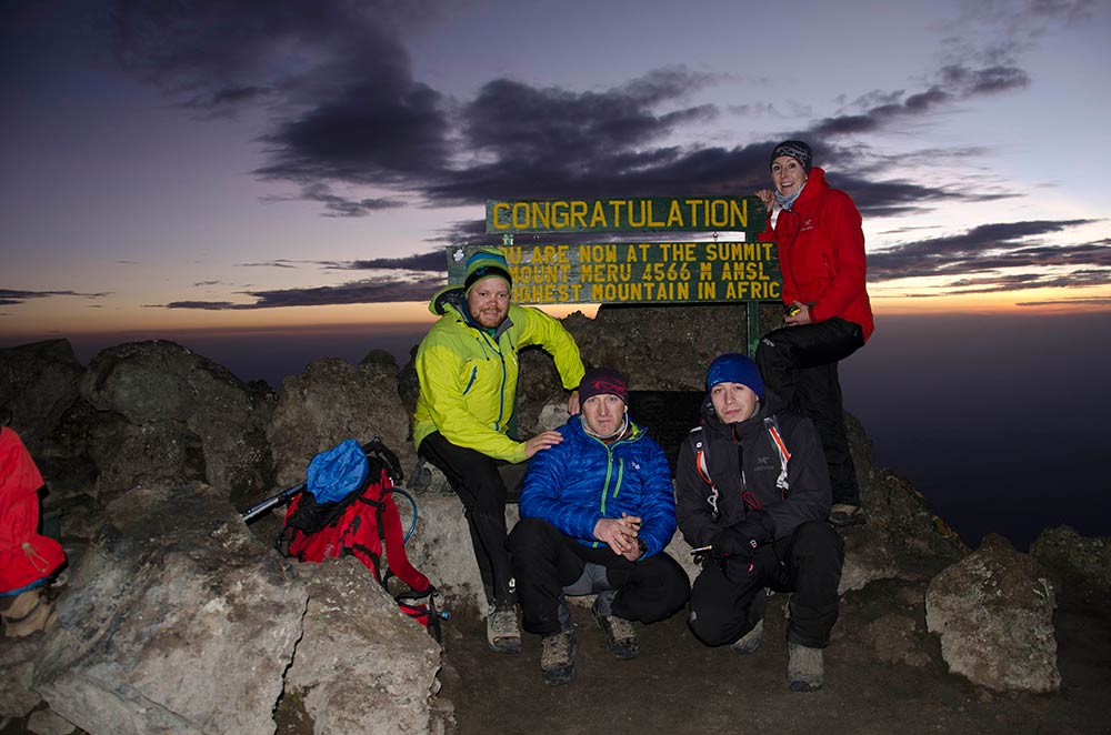 Mount Meru climbing and oldoinyo lengai